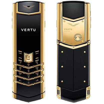 VERTU SIGNATURE S CLASSIC BLACK & GOLD KEYPAD MOBILE PHONE