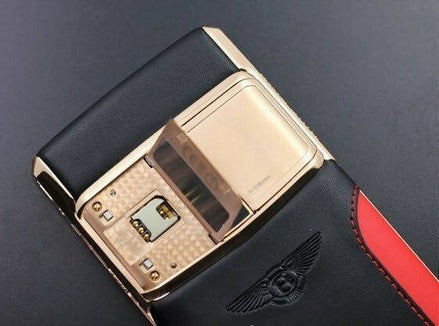 VERTU SIGNATURE TOUCH BENTLEY EDITION ROSE GOLD MOBILE PHONE