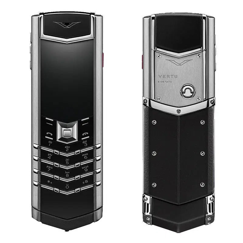 Vertu Signature S Black Silver Luxury Mobile Phone