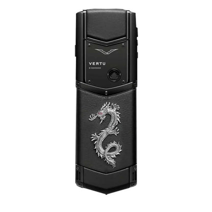 Vertu Signature Dragon Full Black Luxury Mobile Phone