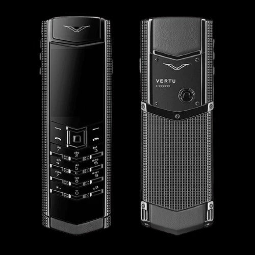 Vertu Signature Clous De Paris Black Keypad Mobile Phone