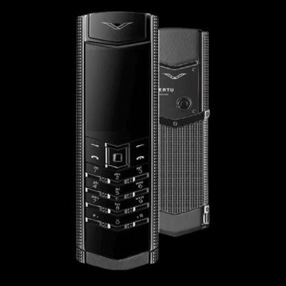 Vertu Signature Clous De Paris Black Keypad Mobile Phone