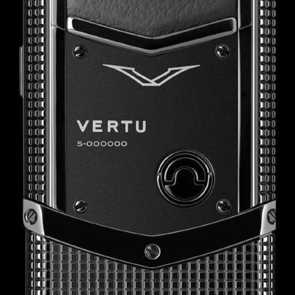 Vertu Signature Clous De Paris Black Keypad Mobile Phone